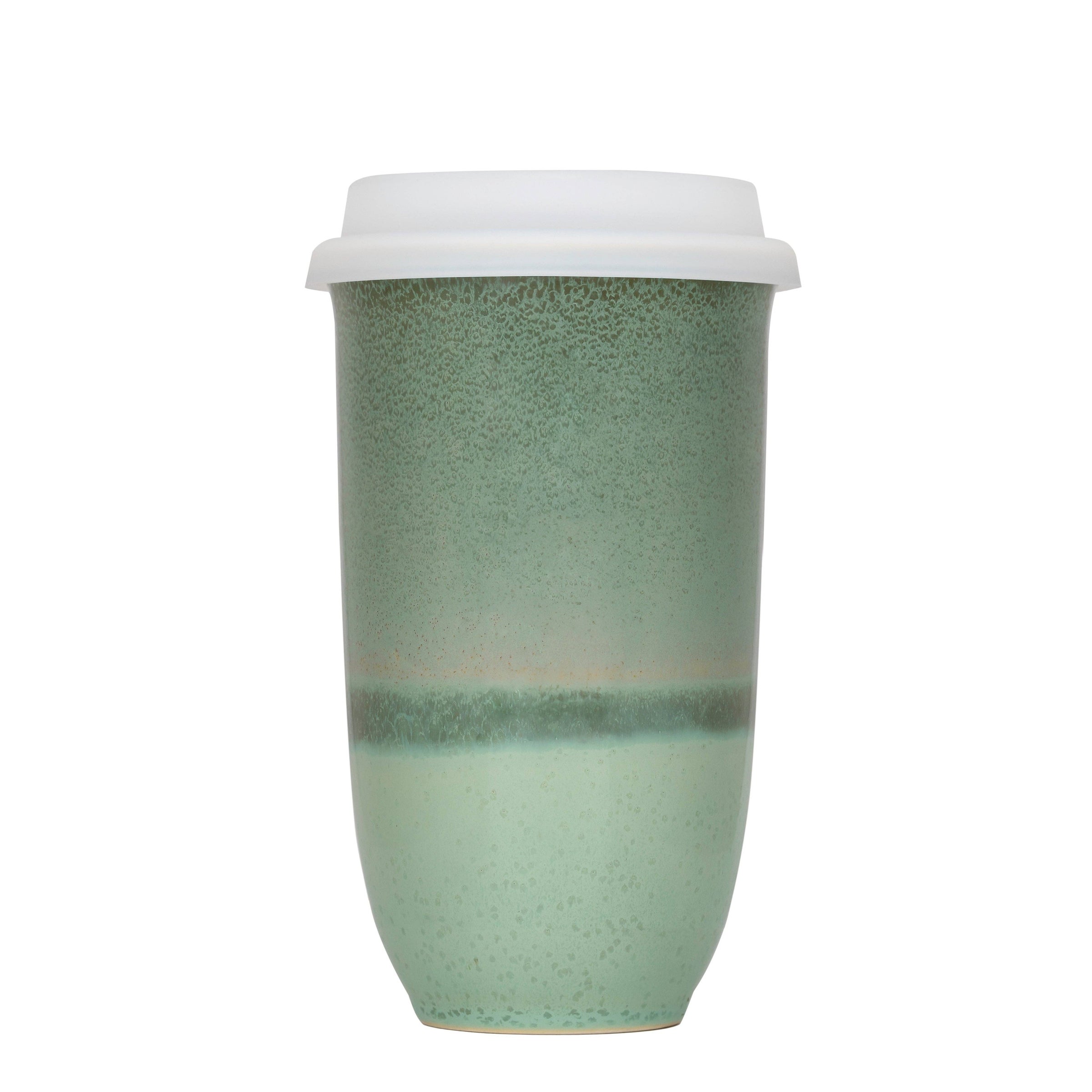 Emerald 16oz Ceramic Travel Mug  Forest-Inspired & Reusable | Bloomsgiving